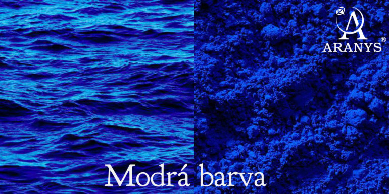 Modrá barva