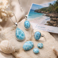 Larimar – původ a zajímavosti o jedinečném modrém minerálu