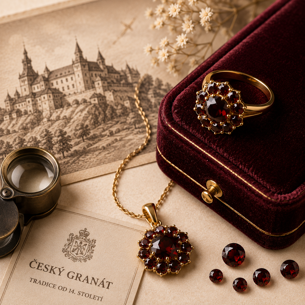 Český granát – historie a původ