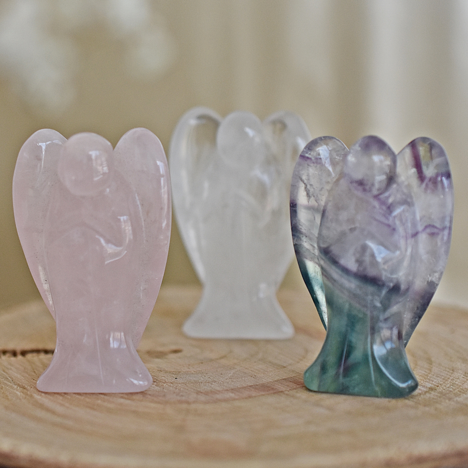 Levně Anděl z kamenů 5 cm Koliana, Ametyst
