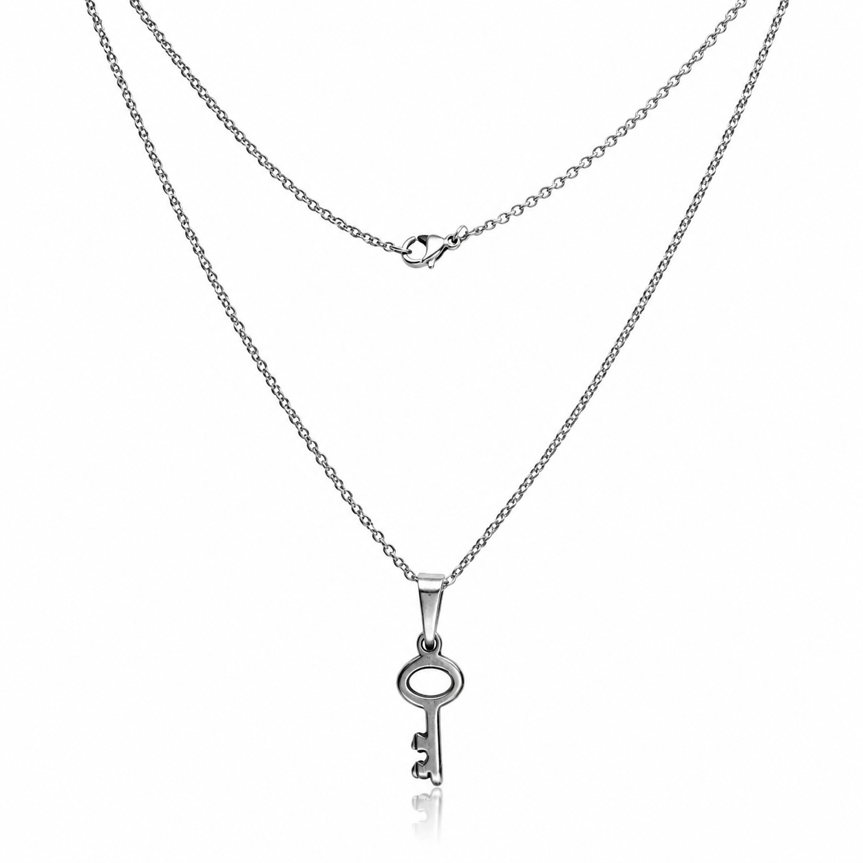 Levně Ocelový přívěsek klíč Secret