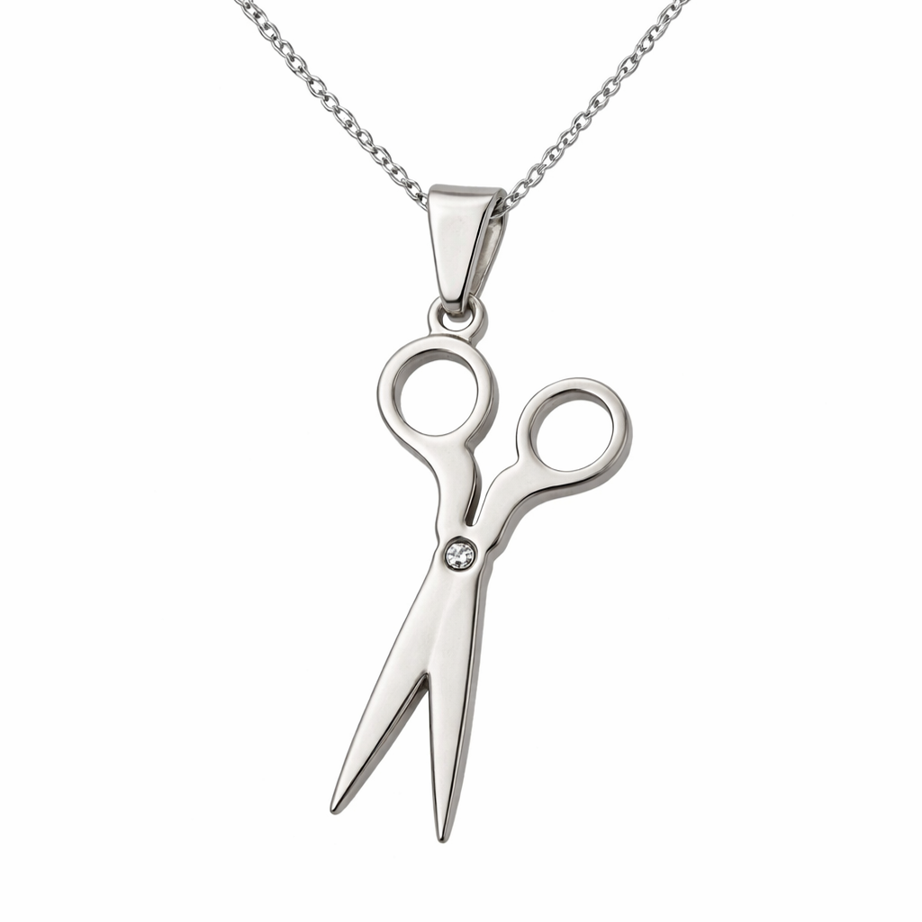 Ocelový přívěsek nůžky Shear