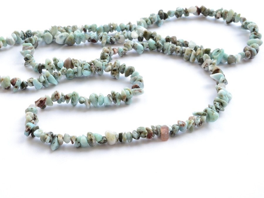 Levně Náhrdelník sekaný larimar Harmonie Long