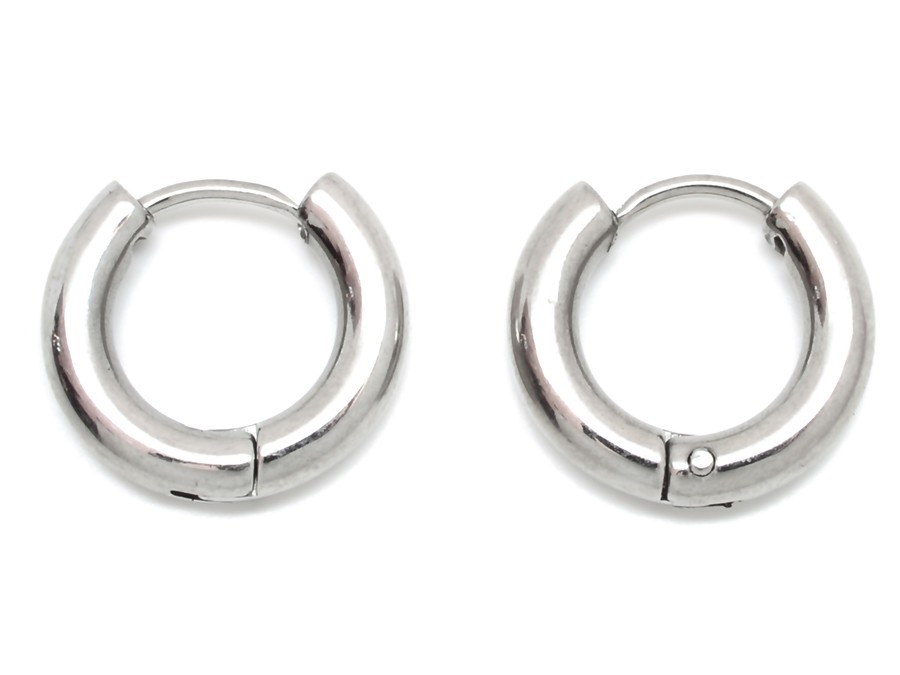 Ocelové náušnice kruhy Eanthale 16 mm