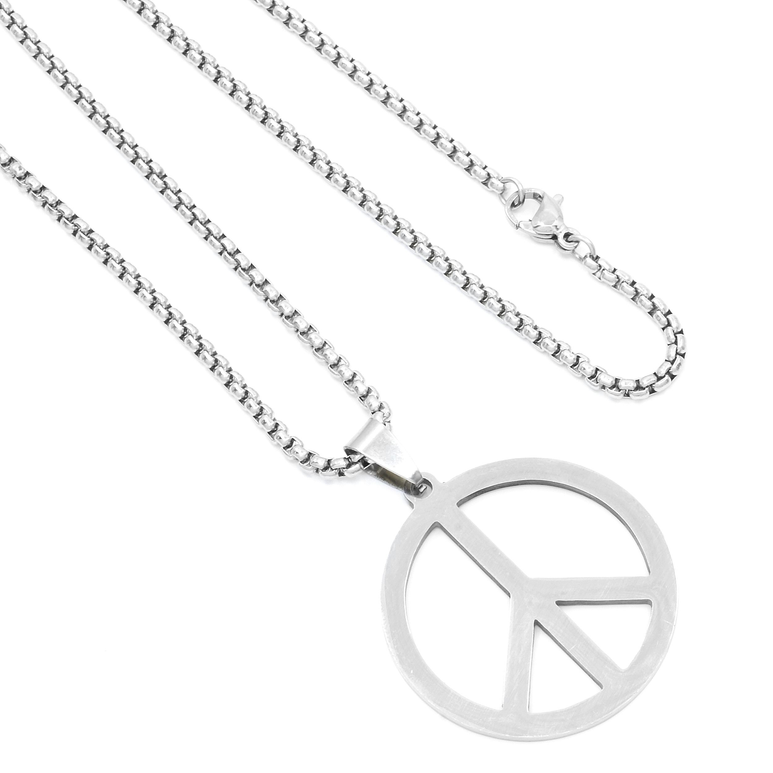Levně Ocelový přívěsek Peace Symbol
