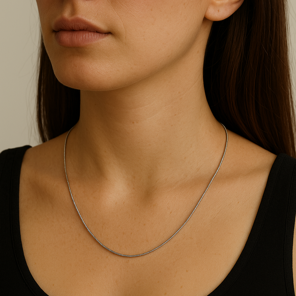 Ocelový řetízek strunka 1,5 mm Steel, 50