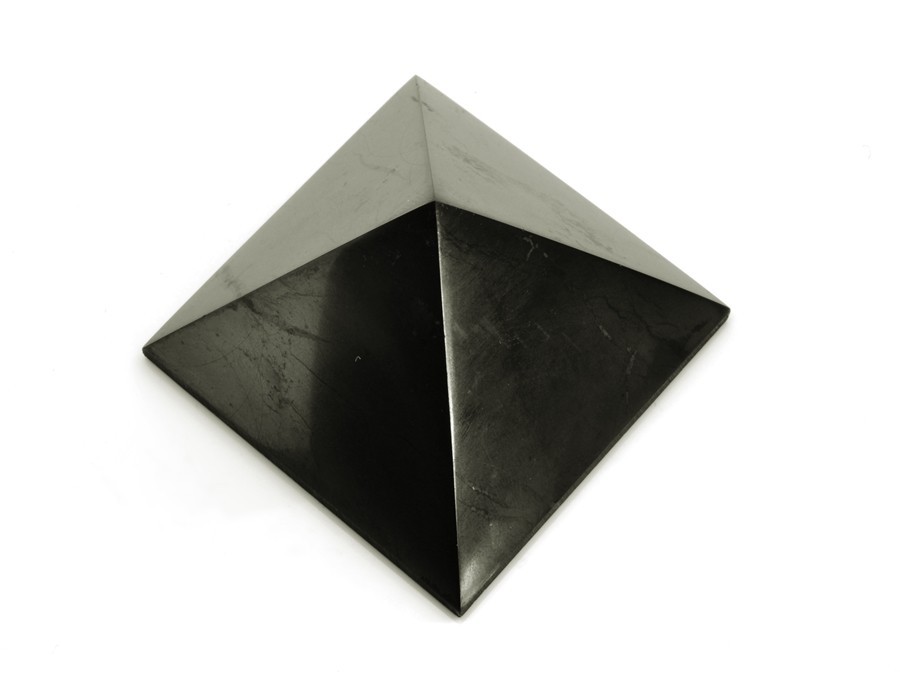 Levně Minerální pyramida ze šungitu Štít