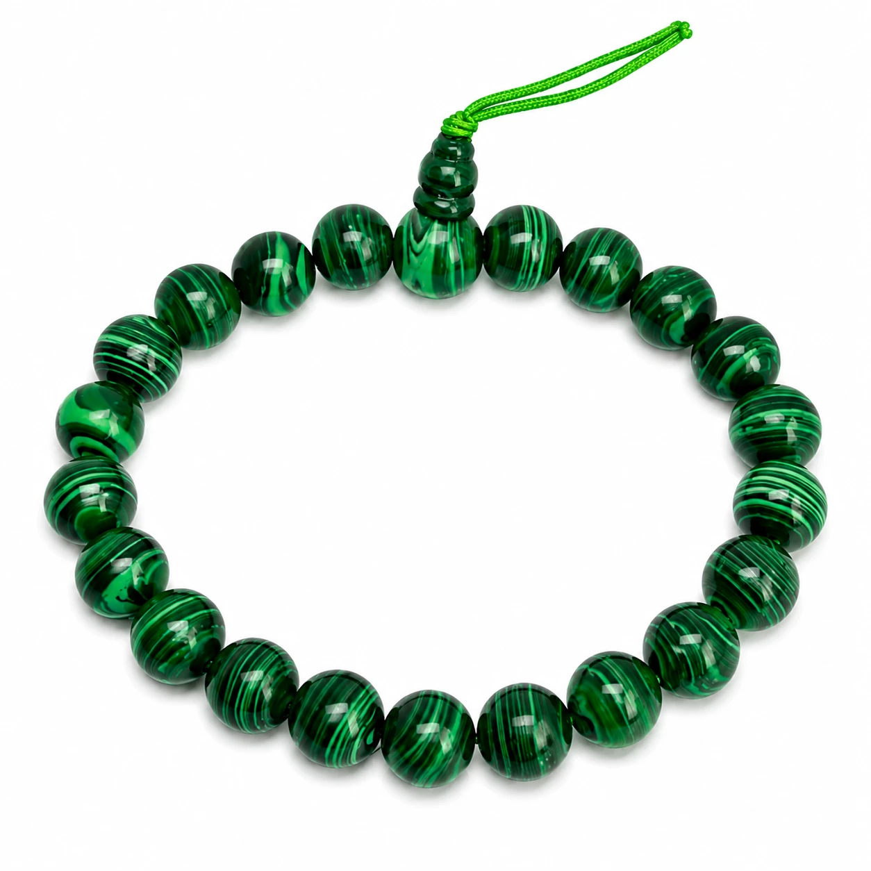 Buddhův energetický náramek malachit Proměna