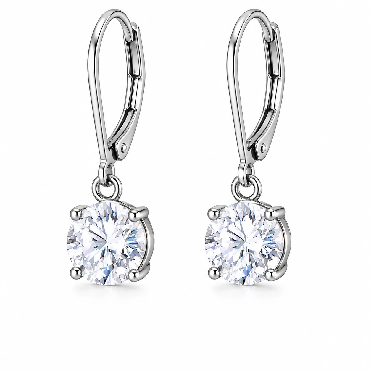 Ocelové náušnice s krystalem Swarovski Brilla