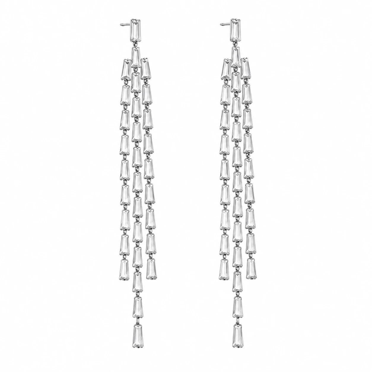Visací náušnice s krystalem Swarovski Celestina