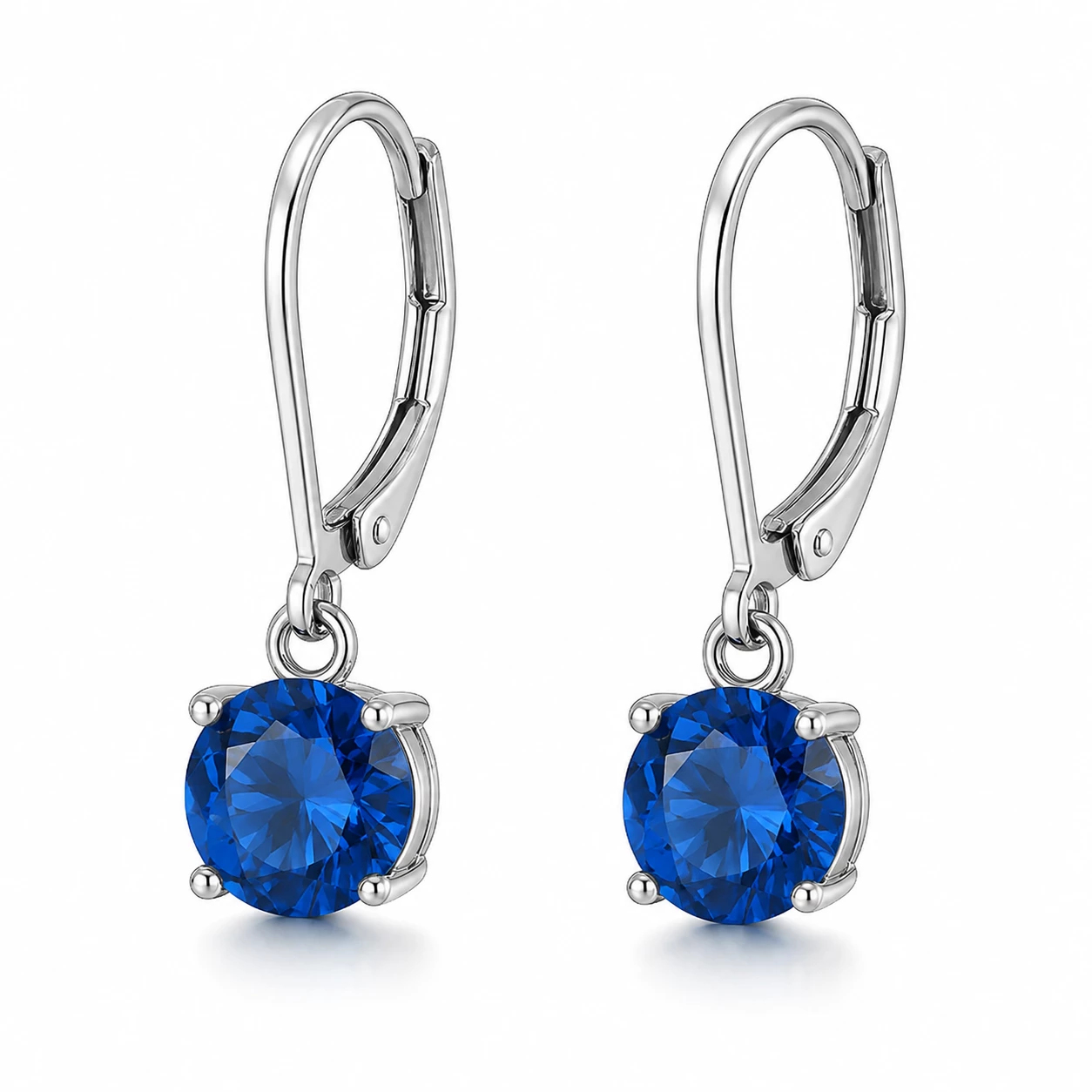 Ocelové náušnice s krystalem Swarovski Brilla Šedá