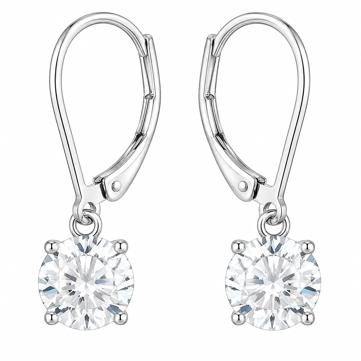 Ocelové náušnice s krystalem Swarovski Brilla
