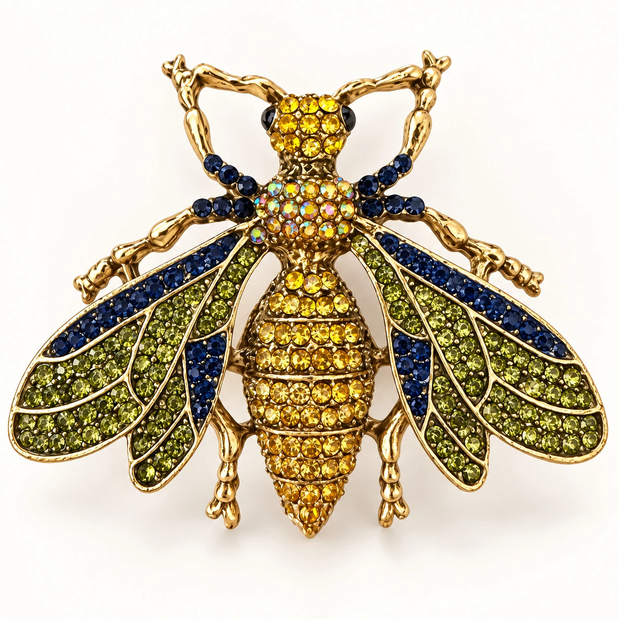 Brož Vosa s krystaly Swarovski