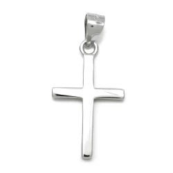 Stříbrný přívěsek - kříž hladký