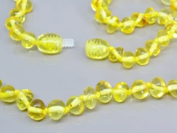 Jantarový náhrdelník  citronový
