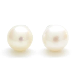 Náušnice říční perly 8 mm