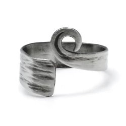 Autorský ocelový prsten, univerzální velikost