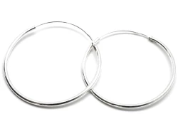 Stříbrné náušnice kroužky kulaté 7-25 mm