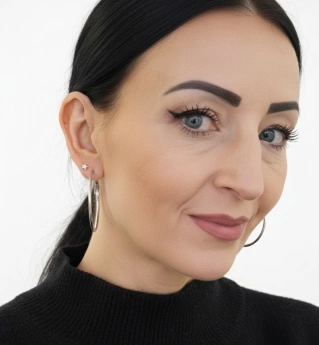 Ocelové náušnice kruhy Chrisula 90 mm