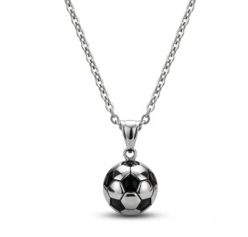 Ocelový přívěsek míč Goal