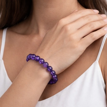 Náramek z ametystu Amy