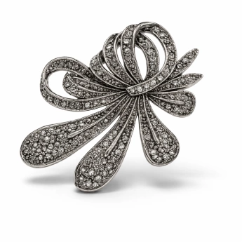 Luxusní markazitová brož exkluziv Marjana