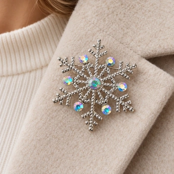 Brož Vločka s krystaly Swarovski