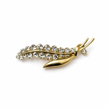 Brož Větvička se zirkony