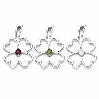 Stříbrný přívěsek čtyřlístek Buddy