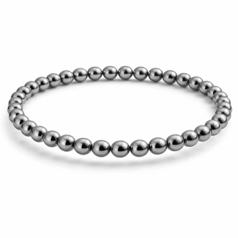 Náramek Hematit 4 mm Mike