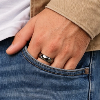 Prsten hematit Conroy