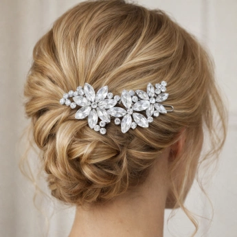 Štrasová ozdoba do vlasů Sissa