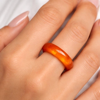 Prsten z karneolu Alina