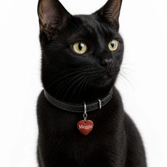 Hliníková známka s gravírováním Srdce