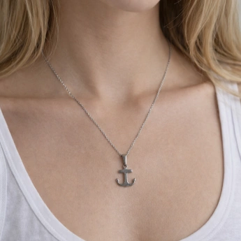 Ocelový přívěsek kotva Sailor