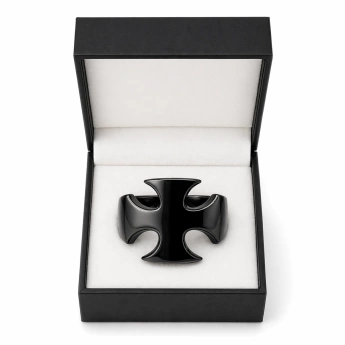 Ocelový prsten Dominus