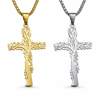 Ocelový přívěsek kříž Timotej