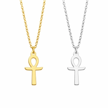 Ocelový přívěsek kříž Ankh Eternal