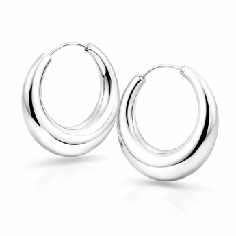 Stříbrné náušnice Gondola