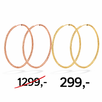 Stříbrné kruhové náušnice Bellina