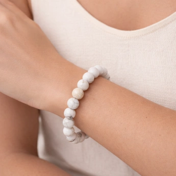 Náramek kuličkový magnezit Uvolnění