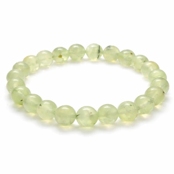 Náramek kuličkový prehnit Plynutí
