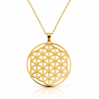 Zlacený přívěsek Květ života Aurelia