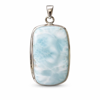 Stříbrný přívěsek s larimarem Veleina úlomek