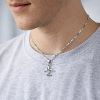 Stříbrný přívěsek letadlo Aero