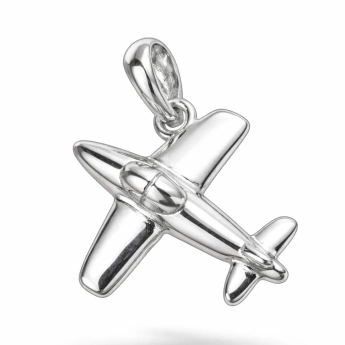 Stříbrný přívěsek letadlo Aero