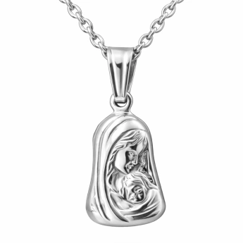 Stříbrný přívěsek Madona mateřství