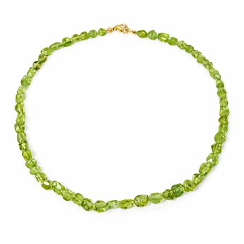 Náhrdelník z olivínu Peridotia