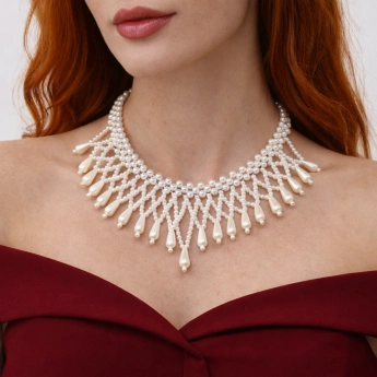 Perličkový náhrdelník extravagantní Perlaire