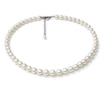 Perličkový náhrdelník bílý Ibay